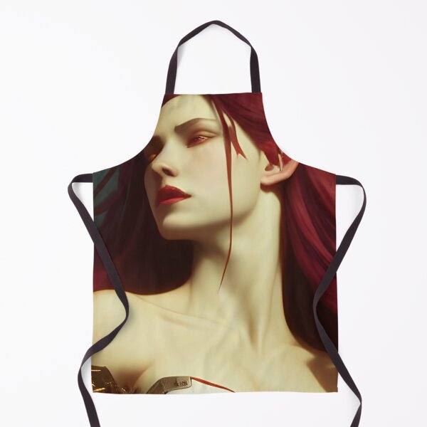 Item preview, Beautiful Redhead Vampire Warrior Knight Red Armor Seductress Dark Artwork designed and sold by Eliteijr.