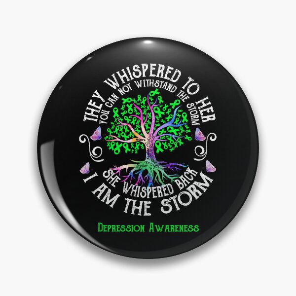 Item preview, Depression Awareness - Depression Warrior I Am The Storm designed and sold by RunningShop.