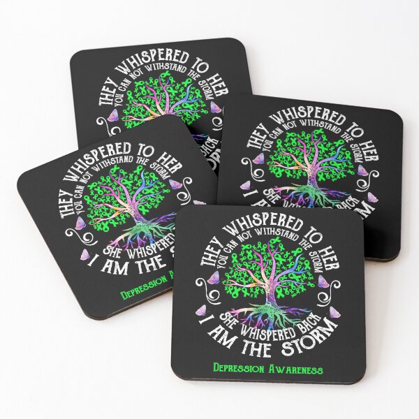 Item preview, Depression Awareness - Depression Warrior I Am The Storm designed and sold by RunningShop.