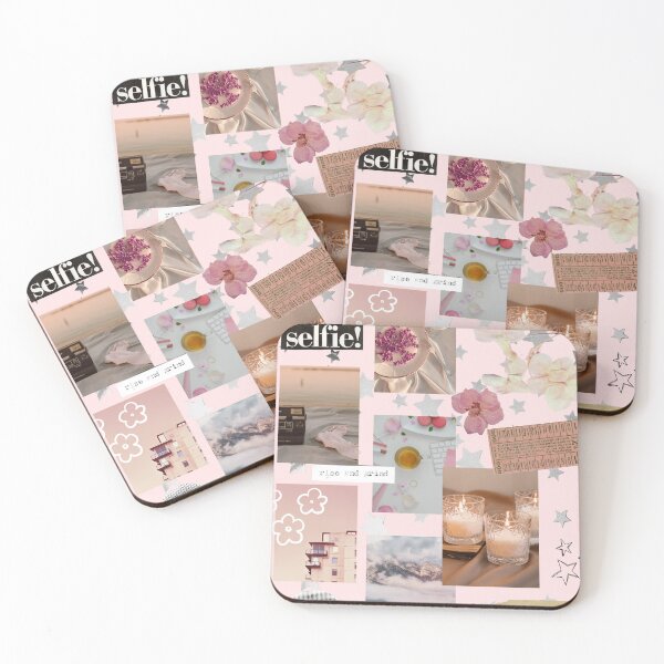 Item preview, Baby Pink Floral Collage Y2K  designed and sold by Femme Pastel Collective.