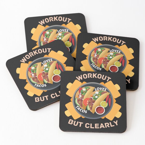 Item preview, Copy of Workout But Clearly Loves Tacos designed and sold by NikkosDesigns.
