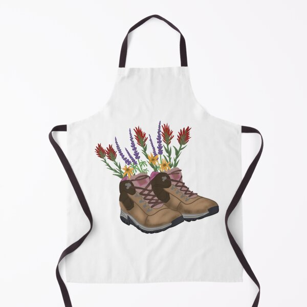Item preview, Hiking Boots with Wildflowers designed and sold by Rosa-Burch.
