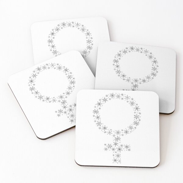 Item preview, SNOWFLAKE WOMEN’S SYMBOL | WINTER FEMINISM designed and sold by Festive Feminist.