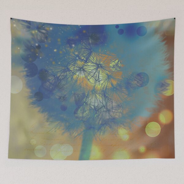 Item preview, Wishful Thinking II colorful dandelion puff designed and sold by Glimmersmith.
