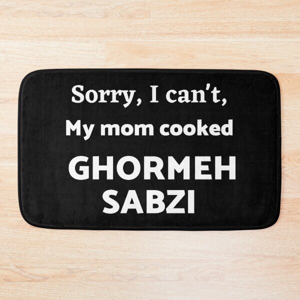 Item preview, Lo siento, no puedo, mi madre hizo ghormeh sabzi - broma persa (iraní) designed and sold by Persian Pride Official.