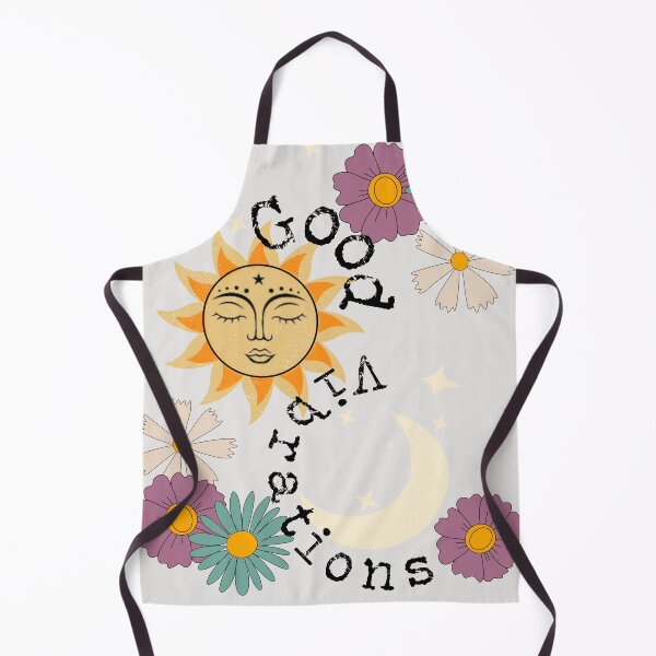 Item preview, Cute Good Vibrations Boho Sun Moon Stars Flowers Positive Energy designed and sold by goodprana3891.