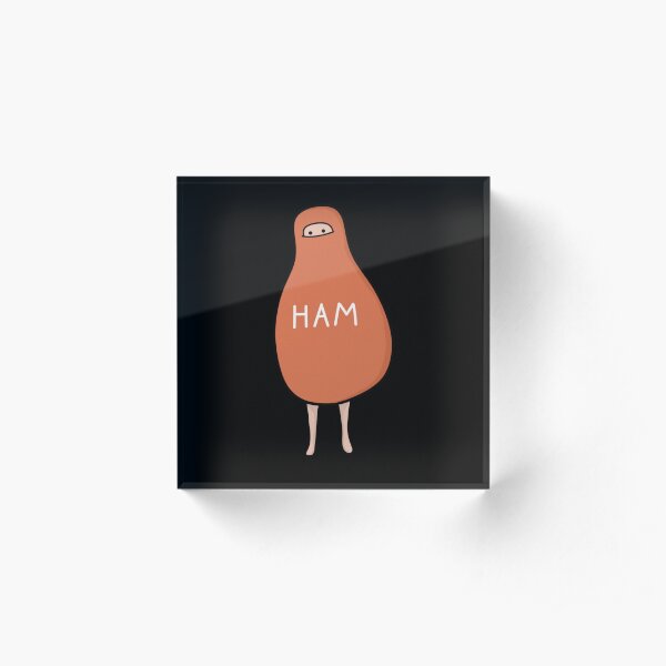 Ham : To Kill A Mockingbird Literally Scout Ham Halloween Costume Acrylic Block