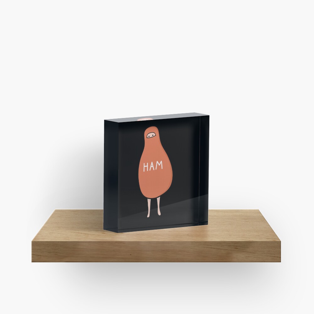 Ham : To Kill A Mockingbird Literally Scout Ham Halloween Costume Acrylic Block