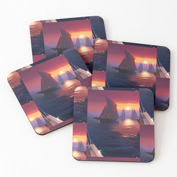 Item preview, SAILING FLOTILLA AT SUNRISE designed and sold by sailorsam1805.
