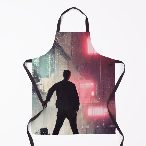 Item preview, Man in a Cyberpunk City designed and sold by Zestpond.