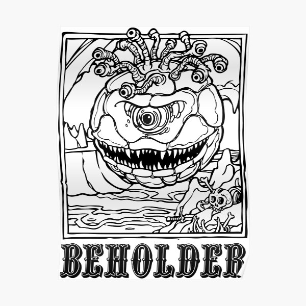 AD&D: Beholder Poster