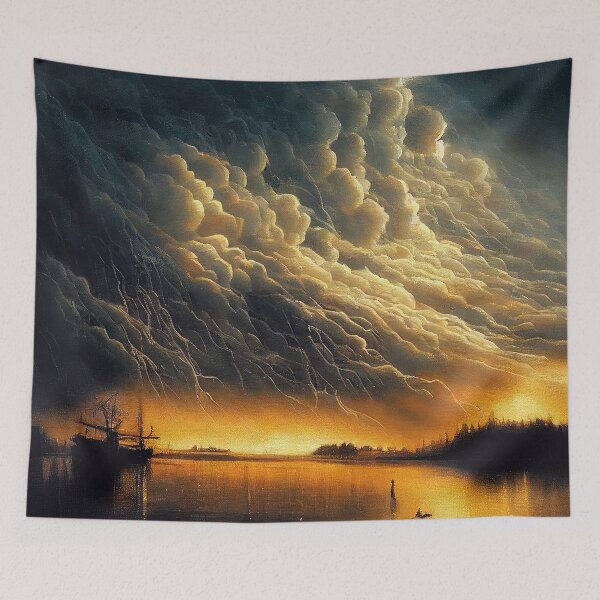 Item preview, Storm Over Lake Whitney designed and sold by OccultDreams.