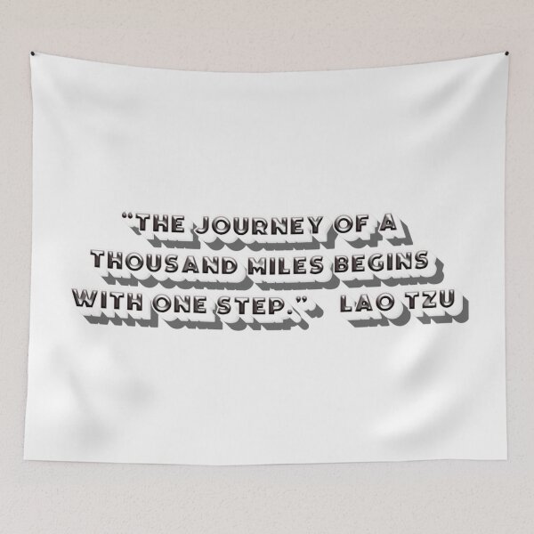 Item preview, The Journey Lao Tzu quote  designed and sold by David-Howells.