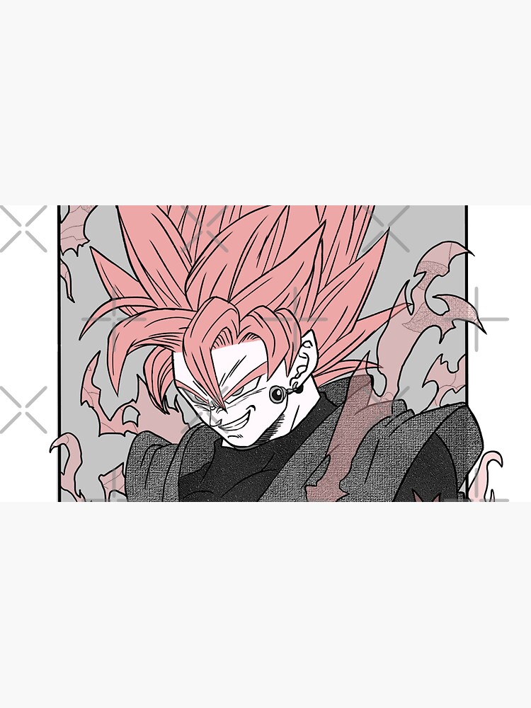 Rose Goku Black Manga Art  Magnet for Sale by Tammy1971