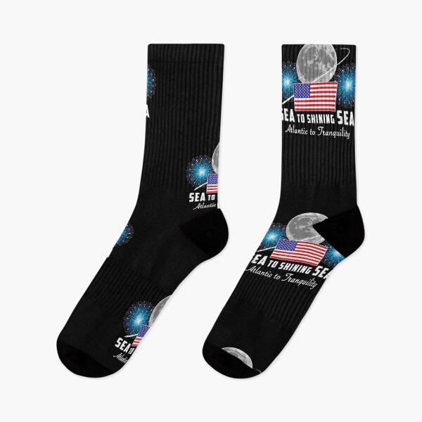 Item preview, Patriotic July 4th All American Outer Space Moon designed and sold by twHistory.