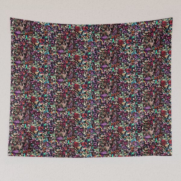 Item preview, "Njaxas "- abstract patchwork; Baye Fall Inspired African Textile Design designed and sold by Tony Cisse.