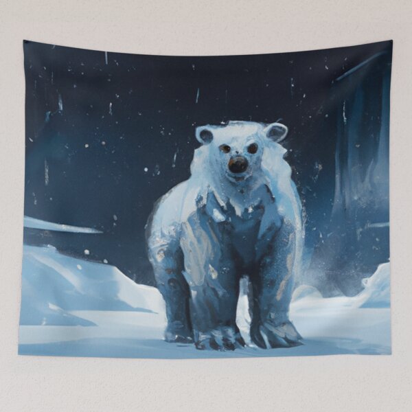 Item preview, An Icy Polar Bear designed and sold by Zestpond.