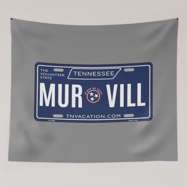 Item preview, Maryville Tennessee License Plate (MUR VILL) designed and sold by dmbdana.