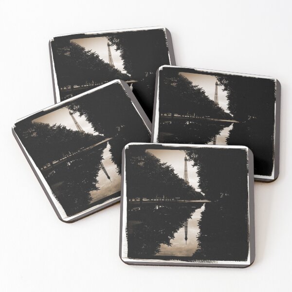 Item preview, Eiffel Tower in reflections in vintage colours. designed and sold by PhotogalleryCJ.