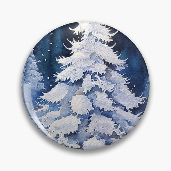 Artikelvorschau, Ein kalter und verschneiter Weihnachtsbaum entworfen und verkauft von Mika Hutton.
