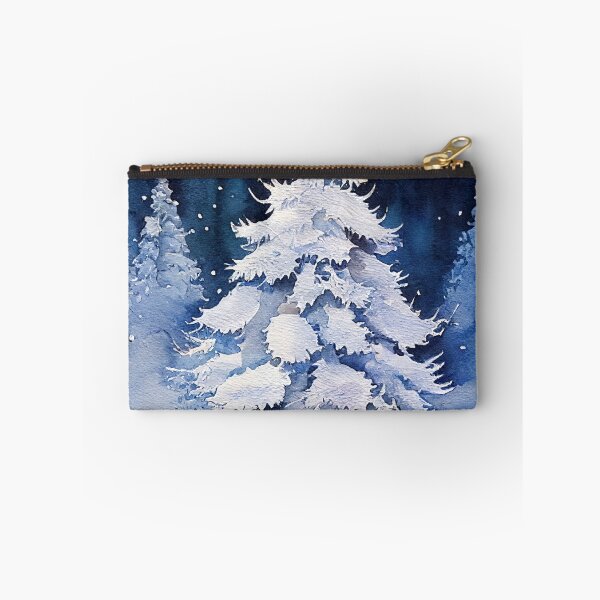 Item preview, A Cold and Snowy Christmas Tree designed and sold by Mika Hutton.