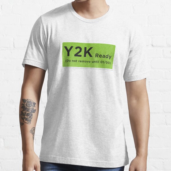 Y2K Ready Don't Remove Essential T-Shirt for Sale by karutees