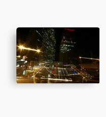 Impressions from a nonstop city Canvas Print
