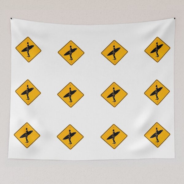 Item preview, Surf sign, surfer surfing design designed and sold by TJ Devadatta Best.