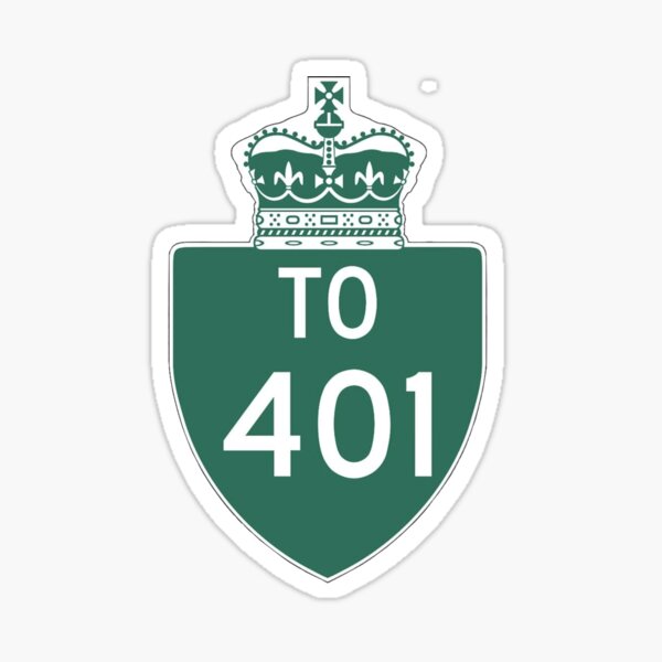 "401 Highway" Sticker for Sale by Redbubble