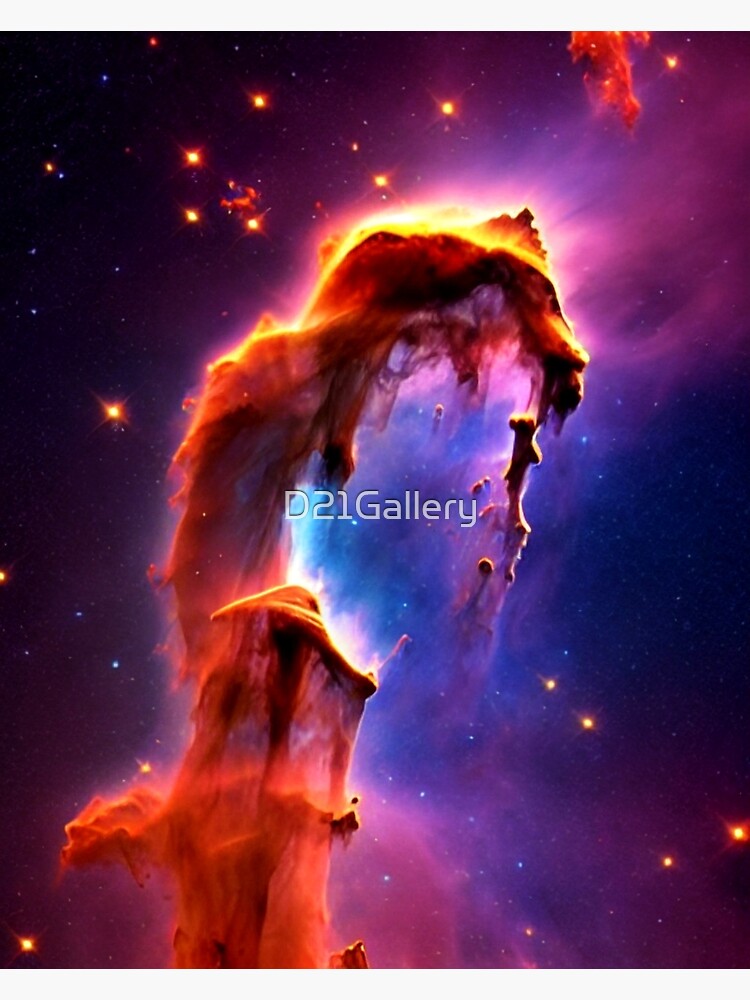 "Pillars Of Creation (interstellar gas and dust in the Eagle Nebula)" Poster for Sale by