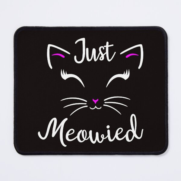 Item preview, Just Meowied Just Married Couple Cat Lovers Gift designed and sold by Aichelangelo.