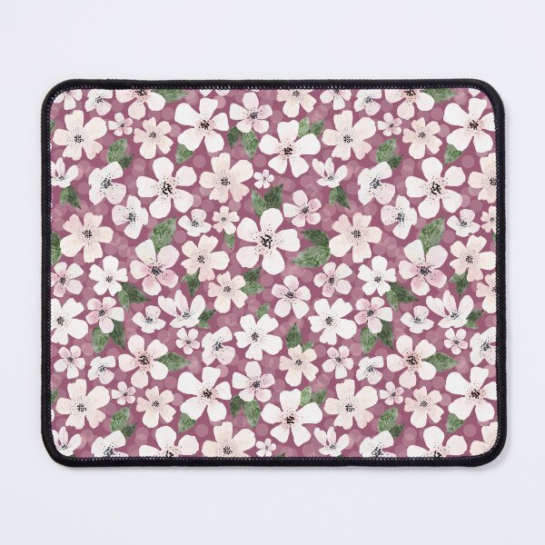 Item preview, Budgie - Matching rouge pink flowers designed and sold by TheMirwoForest.