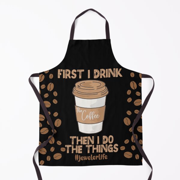 Item preview, First i drink the coffee then i do the things jeweler life metalsmith gift designed and sold by MetalicBabe.