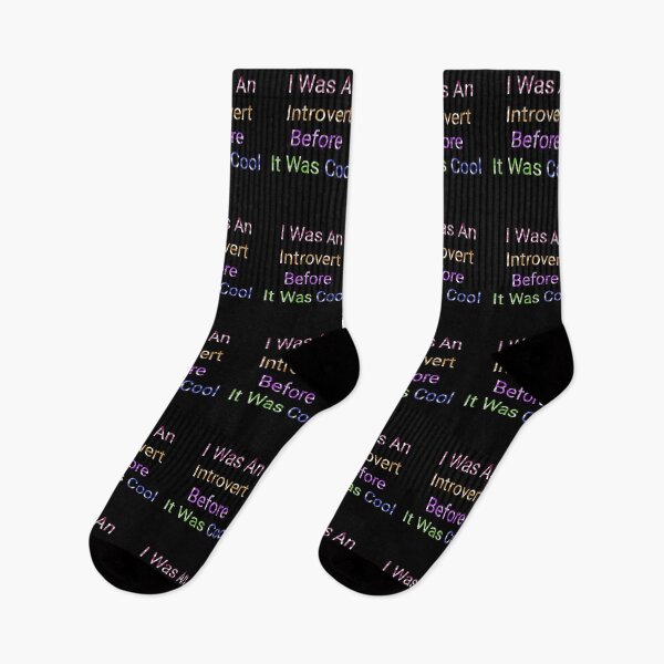 Item preview, I  Was An Interovert Before It Was Cool - Funny and Cute quotes designed and sold by Designspot2020.