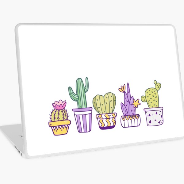 Cute Cactuses Laptop Skin