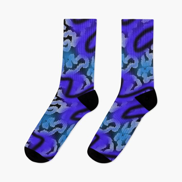 Item preview, ZIg Zag Black and Blue pattern | Abstract designed and sold by PriyamPahi.