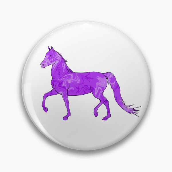 Item preview, Mixed-Up Morgan Horse Trotting Purple designed and sold by theaadesigns.