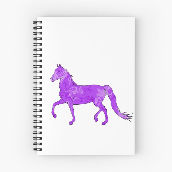 Item preview, Mixed-Up Morgan Horse Trotting Purple designed and sold by theaadesigns.