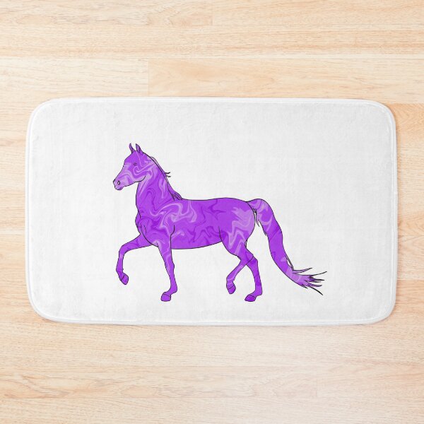 Item preview, Mixed-Up Morgan Horse Trotting Purple designed and sold by theaadesigns.