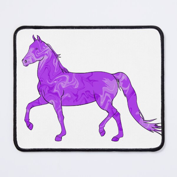 Item preview, Mixed-Up Morgan Horse Trotting Purple designed and sold by theaadesigns.