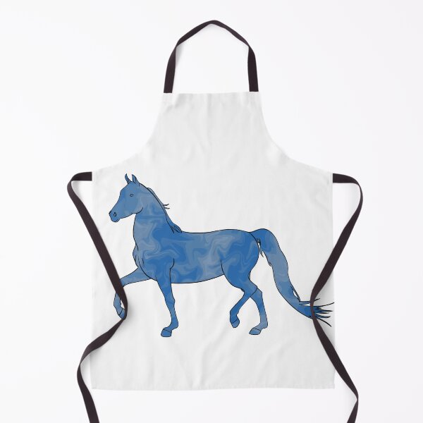 Item preview, Mixed-Up Morgan Horse Trotting Blue designed and sold by theaadesigns.