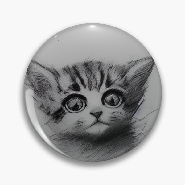 Item preview, Cute Kitten Sketch designed and sold by bek22.
