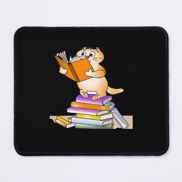 Item preview, Cat I Read Banned Books Funny Bookworms Reading Book designed and sold by ImagesDesigns.