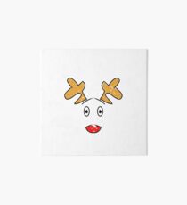 Red nose Art Board