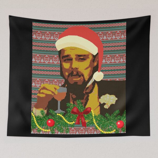Aperçu de l'œuvre Leo Laughing Meme Dank Ugly Christmas créée et vendue par mccarnaquinoa.