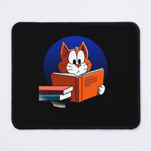 Item preview, Cat I Read Banned Books Funny Bookworms Reading Book designed and sold by ImagesDesigns.