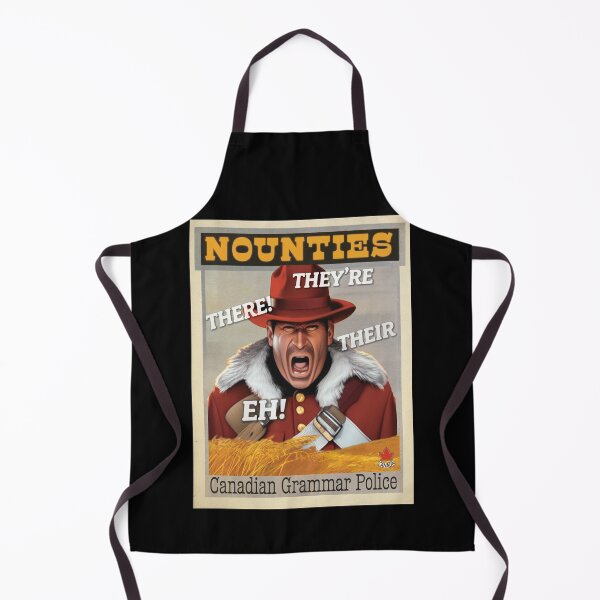 Item preview, NOUNTIES: Canadian Grammar Police designed and sold by nerdincorrect.