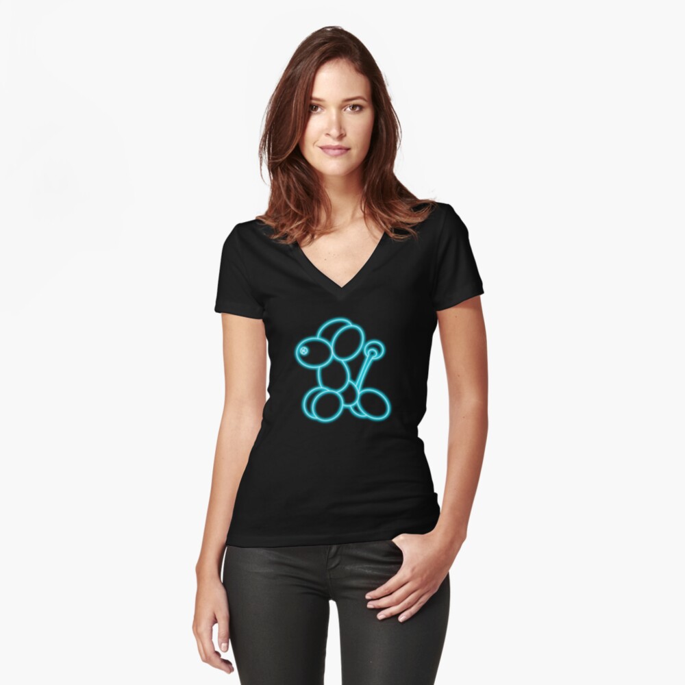Item preview, Fitted V-Neck T-Shirt designed and sold by JenniferMakesIt.