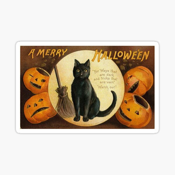 Artikel-Vorschau von Weinlese-Halloween-Gruß-Karten-klassische Plakate, designt und verkauft von ⭐⭐⭐⭐⭐ Art Geeky.
