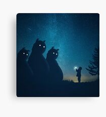 The Gift (blue) Canvas Print